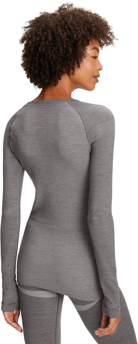 Falke Wool-Tech Light Dames T-shirt Grijs - L