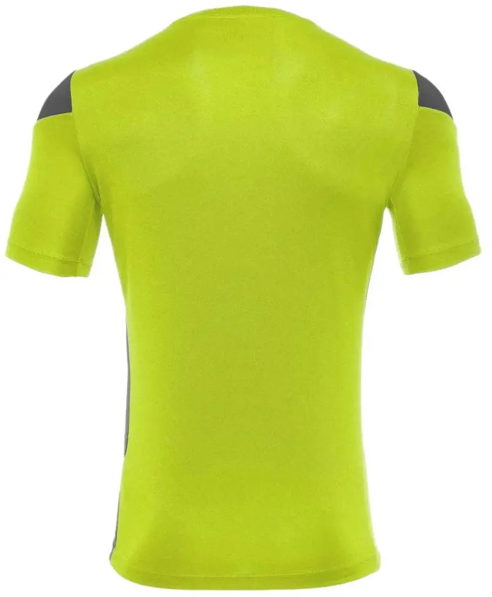 Macron Polis Shirt Korte Mouw Heren - Fluogeel