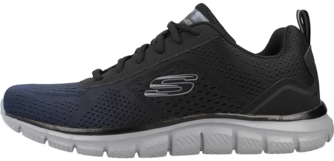 Skechers Ripkent Heren Sneakers 47.5 - Blauw/Zwart