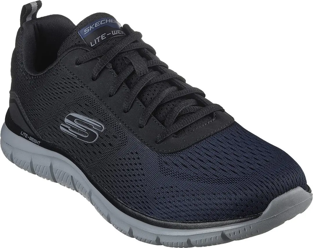 Skechers Ripkent Heren Sneakers 47.5 - Blauw/Zwart
