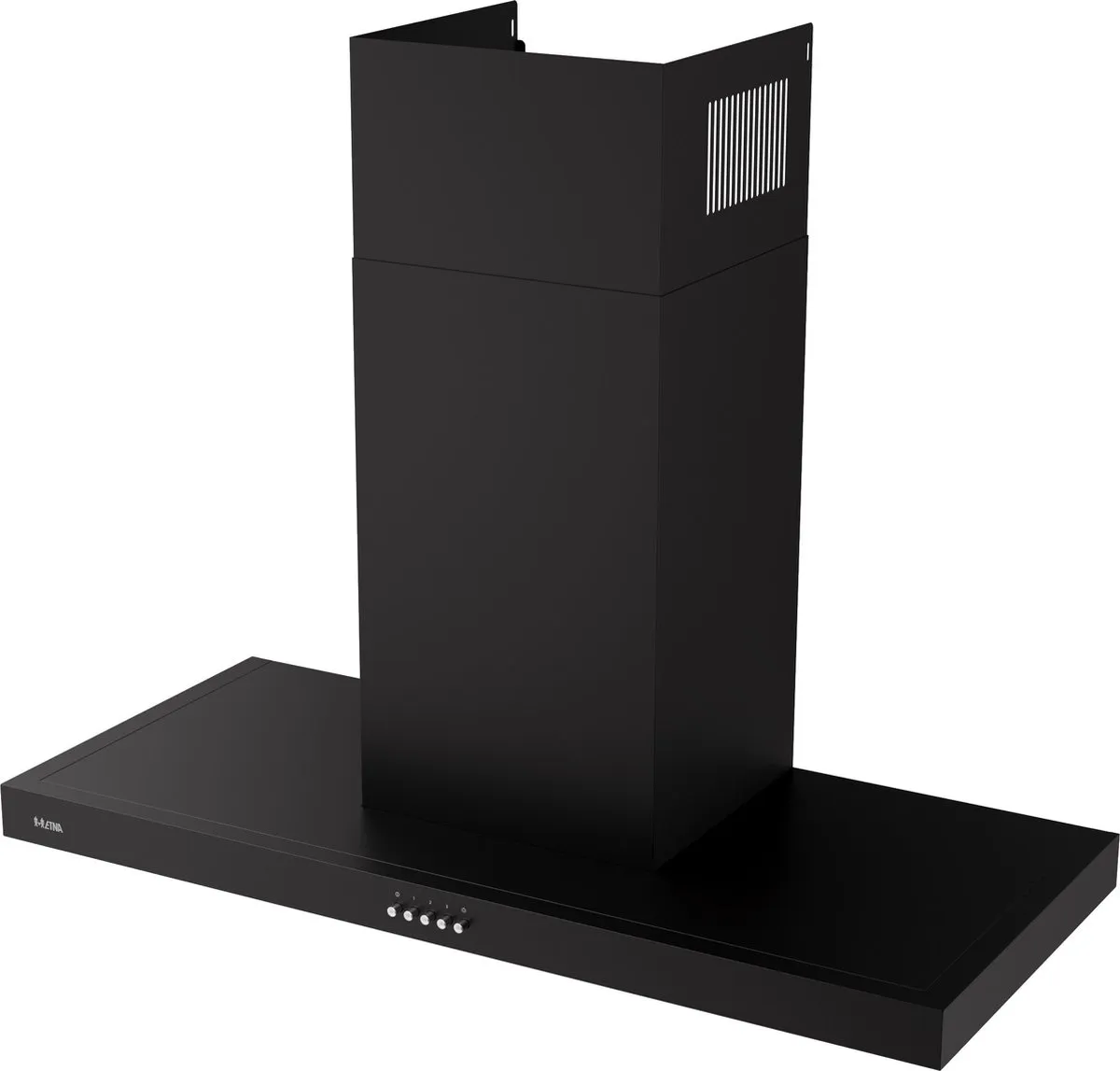 Etna AB390ZT Blokmodel Schouwkap 90cm - Matzwart - 638 m³/u