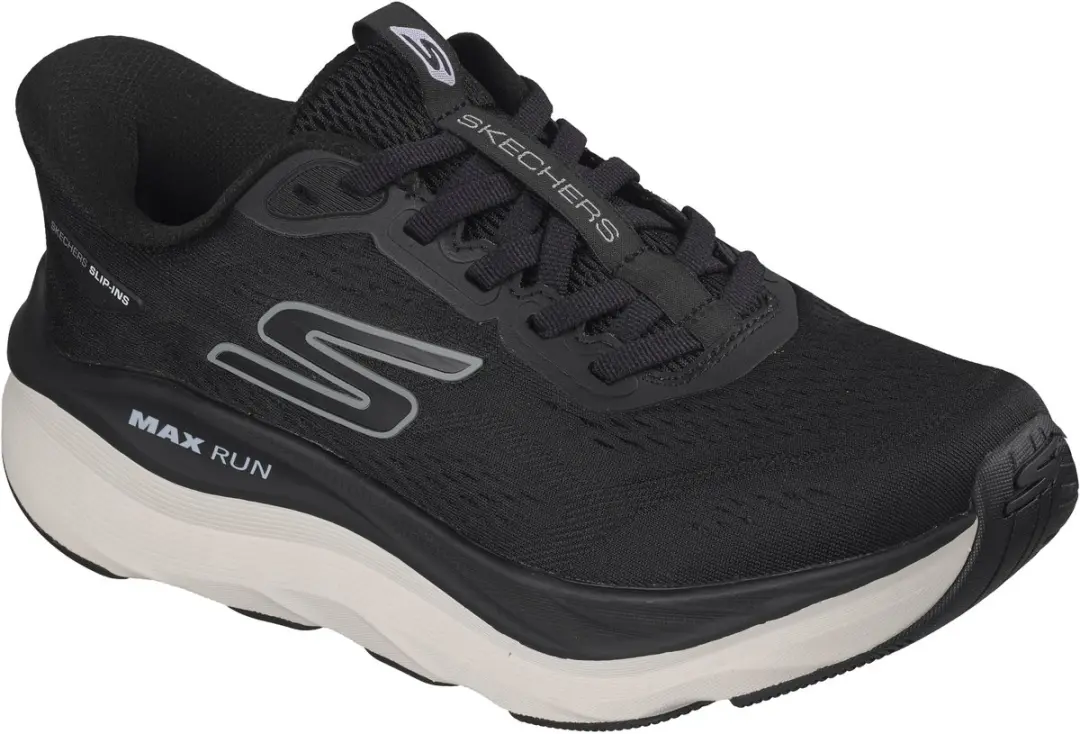 Skechers MAX RUN Dames Sportschoenen 38 - Zwart/Wit