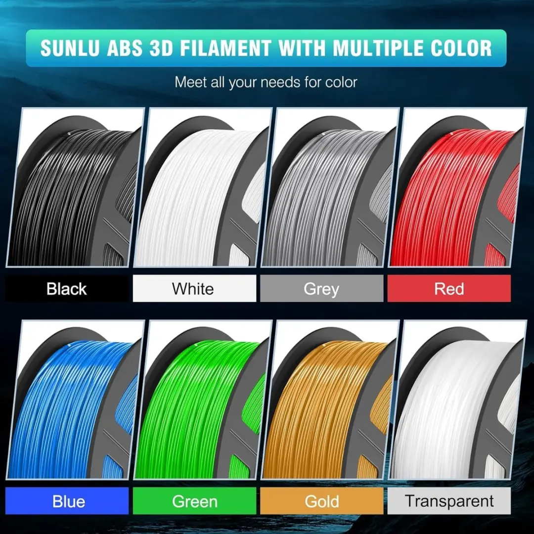 Sunlu ABS Filament 1.75mm - 1kg - Blauw
