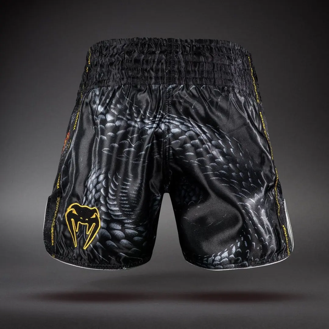 Venum Matupa Muay Thai Shorts XS - Zwart/Grijs/Goud