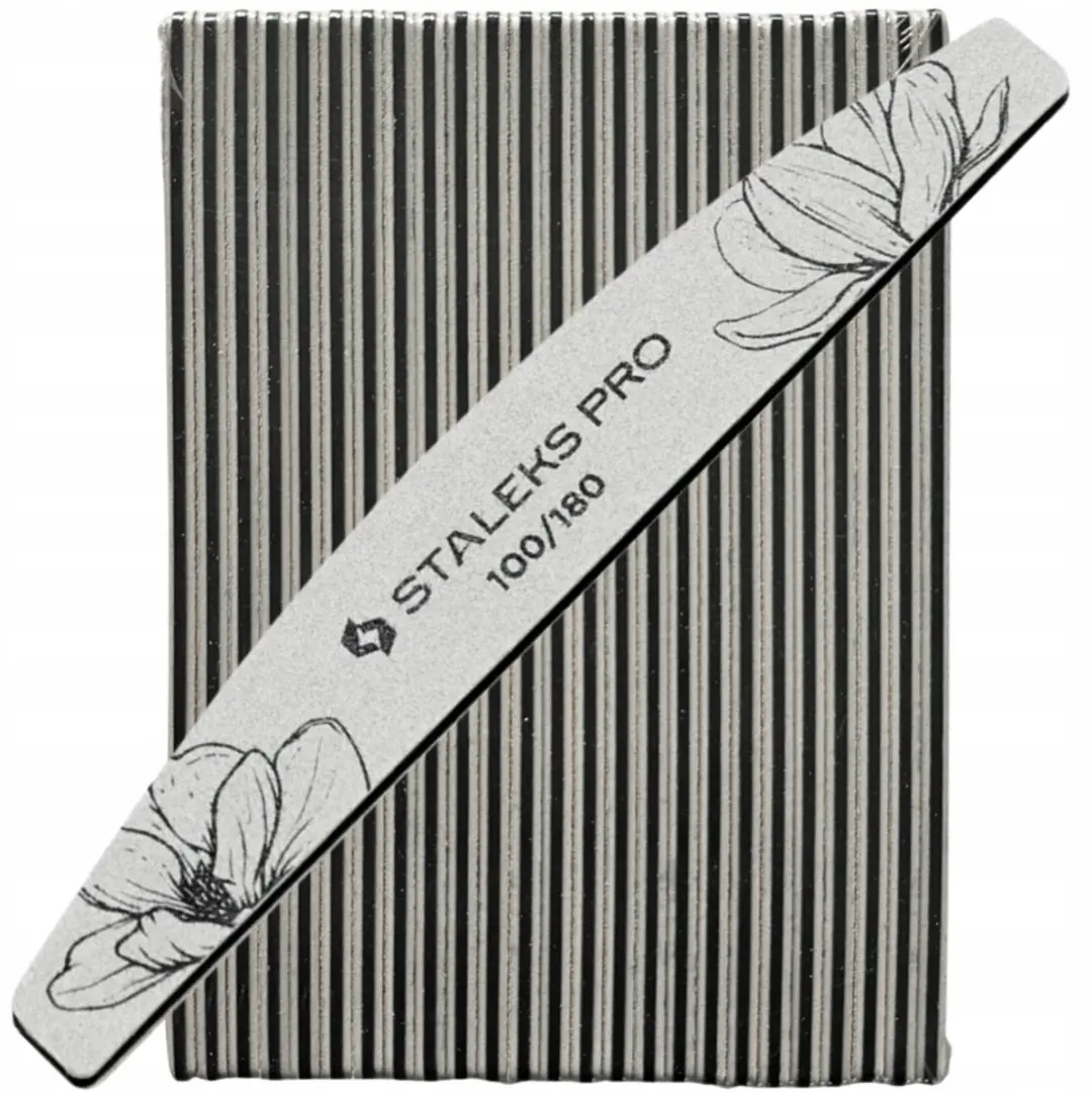STALEKS Expert Mineraal Nagelvijl 100/180 Grit Halve Maan - 50 Stuks