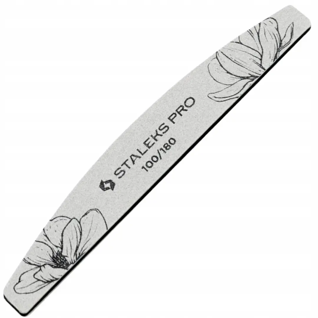 STALEKS Expert Mineraal Nagelvijl 100/180 Grit Halve Maan - 50 Stuks