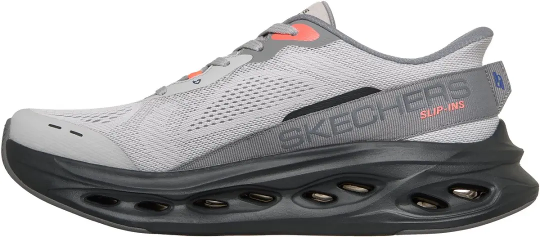 Skechers Max Cushioning Glide-Step Heren Sportschoenen 44 - Grijs/Zwart