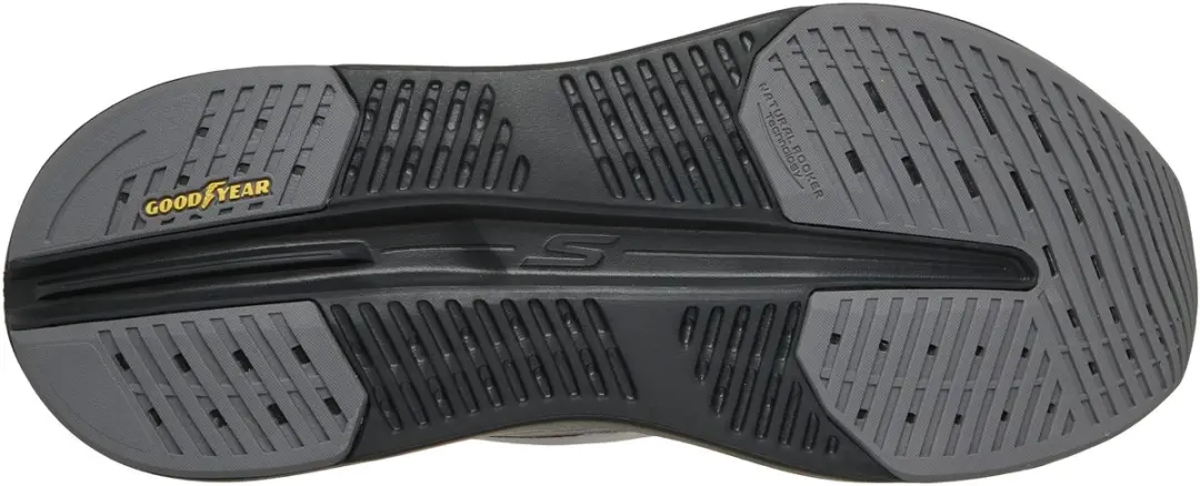 Skechers Max Cushioning Glide-Step Heren Sportschoenen 44 - Grijs/Zwart