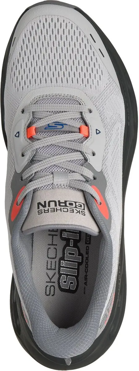 Skechers Max Cushioning Glide-Step Heren Sportschoenen 44 - Grijs/Zwart
