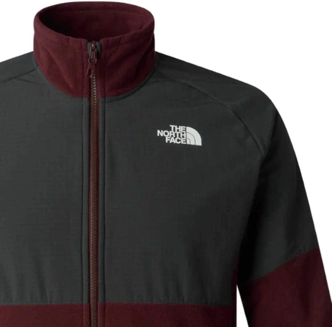 The North Face Glacier Heavyweight Full Zip Heren - L - Rood