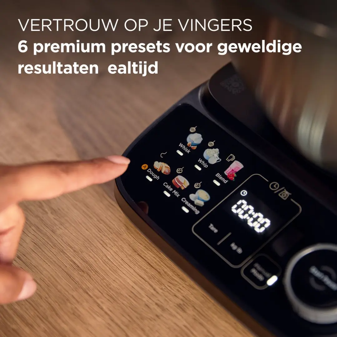 Kenwood KHC40.050BK Smart Touch Keukenmachine 1000W - Zwart - afbeelding 3 van 6