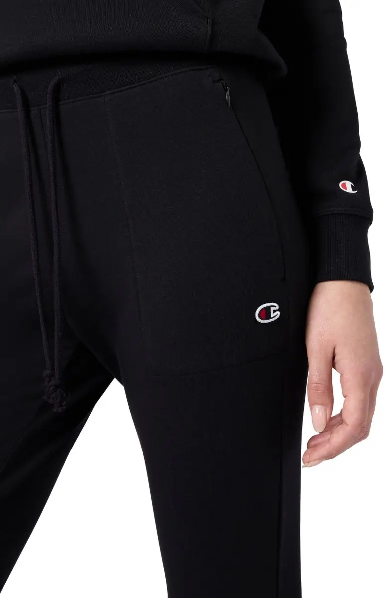 Champion Dames Slim Pants Trainingsbroek - Maat M - Zwart - afbeelding 6 van 6
