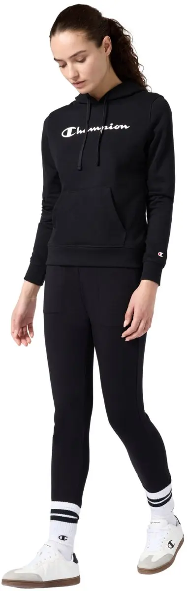 Champion Dames Slim Pants Trainingsbroek - Maat M - Zwart