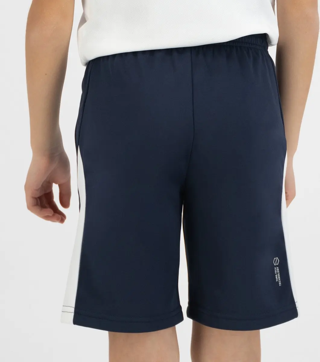 Cruyff Turn Tech Short Junior 128 - Navy/Wit
