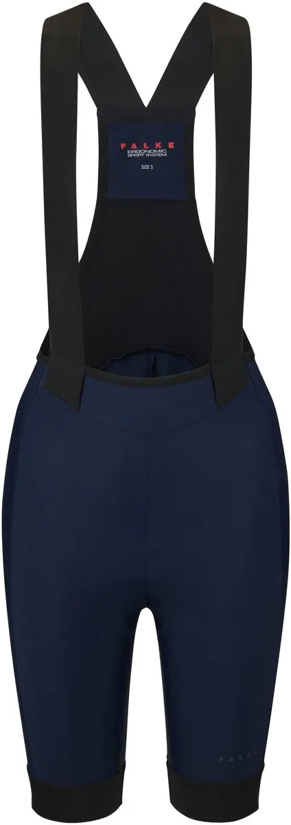 Falke Damen Biking Bib Fietsbroek S - Blauw 6116