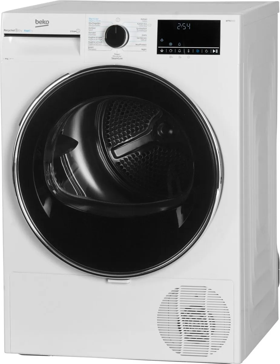Beko B5T68247C0 Hybride Warmtepomp Droger 8 kg - Wit