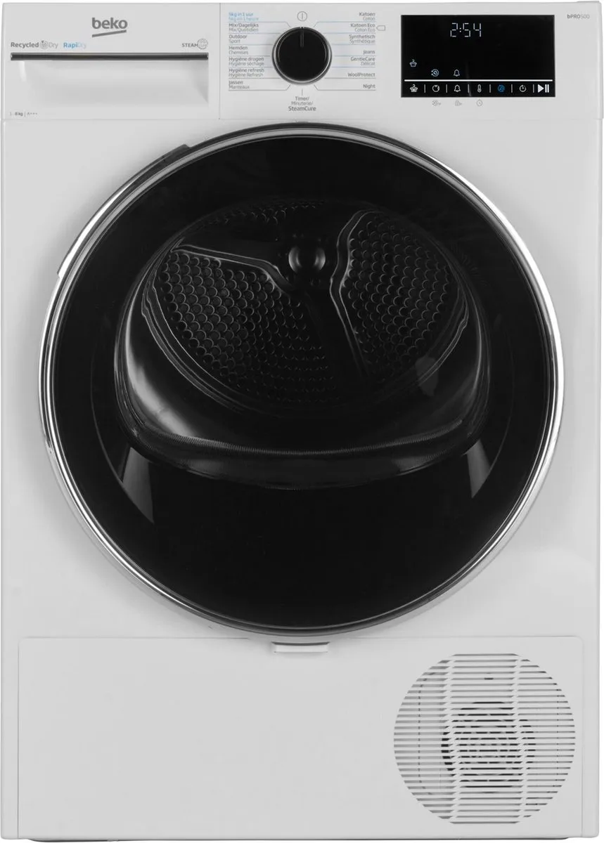 Beko B5T68247C0 Hybride Warmtepomp Droger 8 kg - Wit