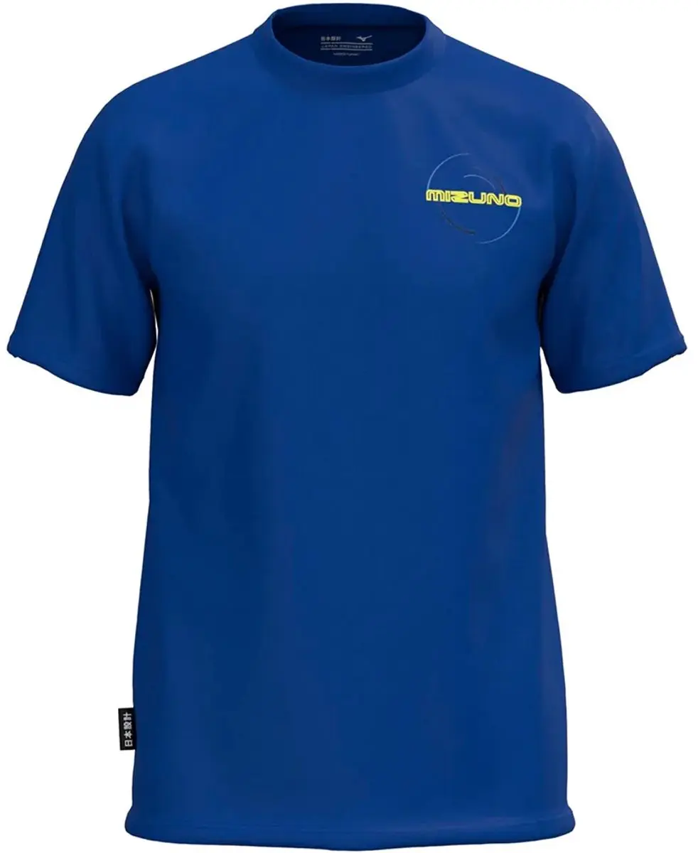 Mizuno Athletic T-shirt Blauw 2XL