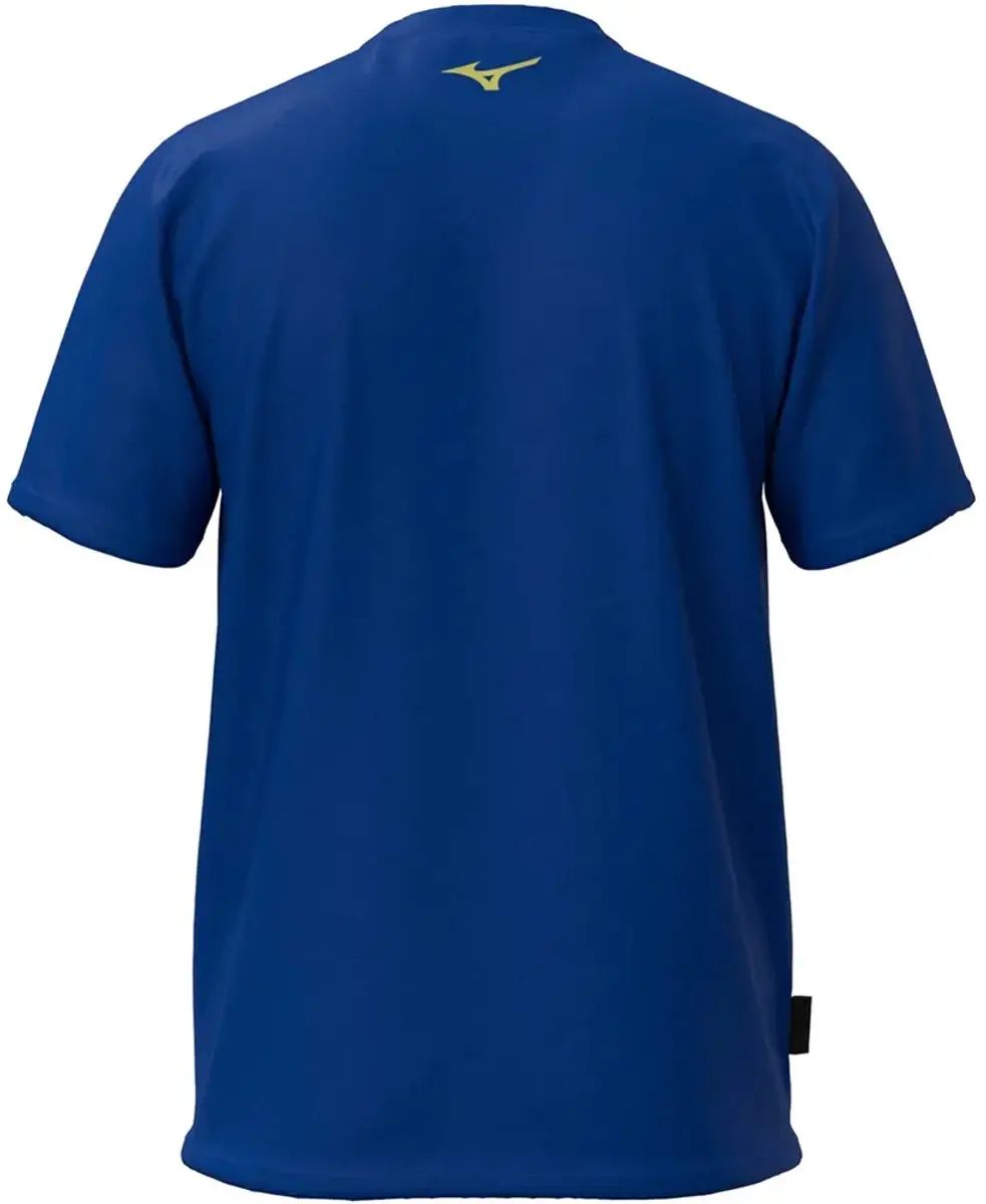 Mizuno Athletic T-shirt Blauw 2XL