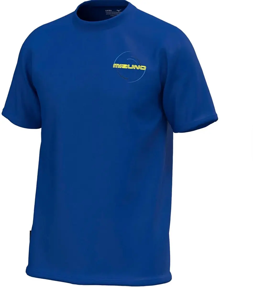 Mizuno Athletic T-shirt Blauw 2XL