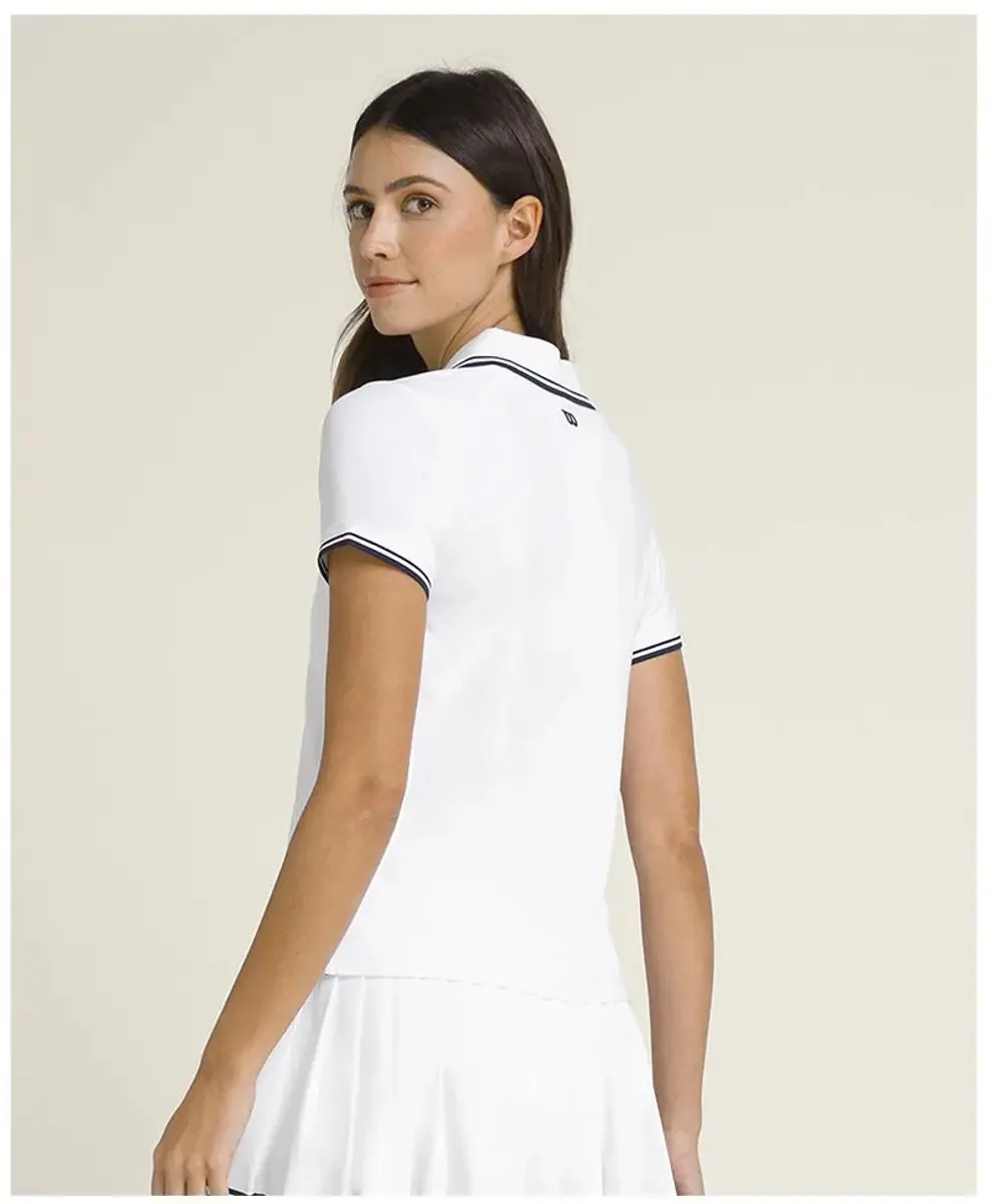 Wilson Club Poloshirt Wit - S