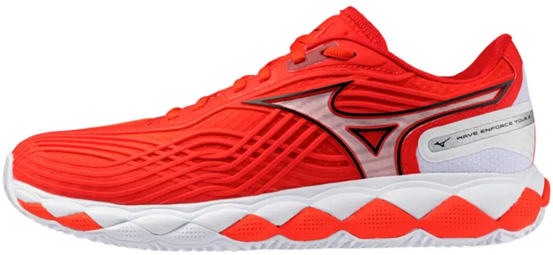 Mizuno Wave Enforce Tour 2 CC Clay Court Schoenen - Rood - EU 42.5