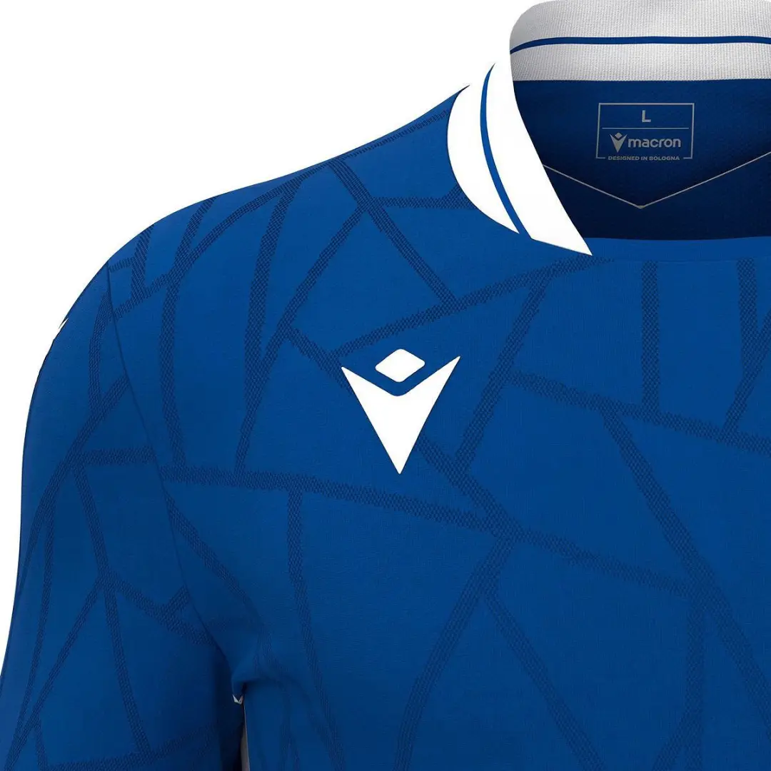 Macron Cerberus Shirt Heren - Royal/Wit 3XL