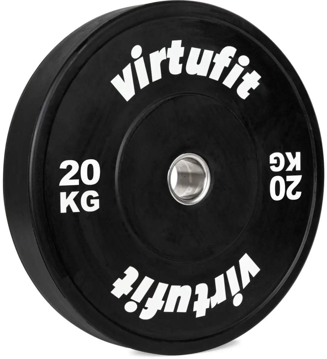 Virtufit Olympische Bumper Plate Halterset 120kg - Zwart