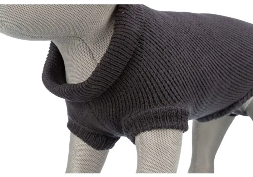 Trixie Hondentrui Antraciet Slim-Fit 70cm - Katoen/Wol/Polyamide