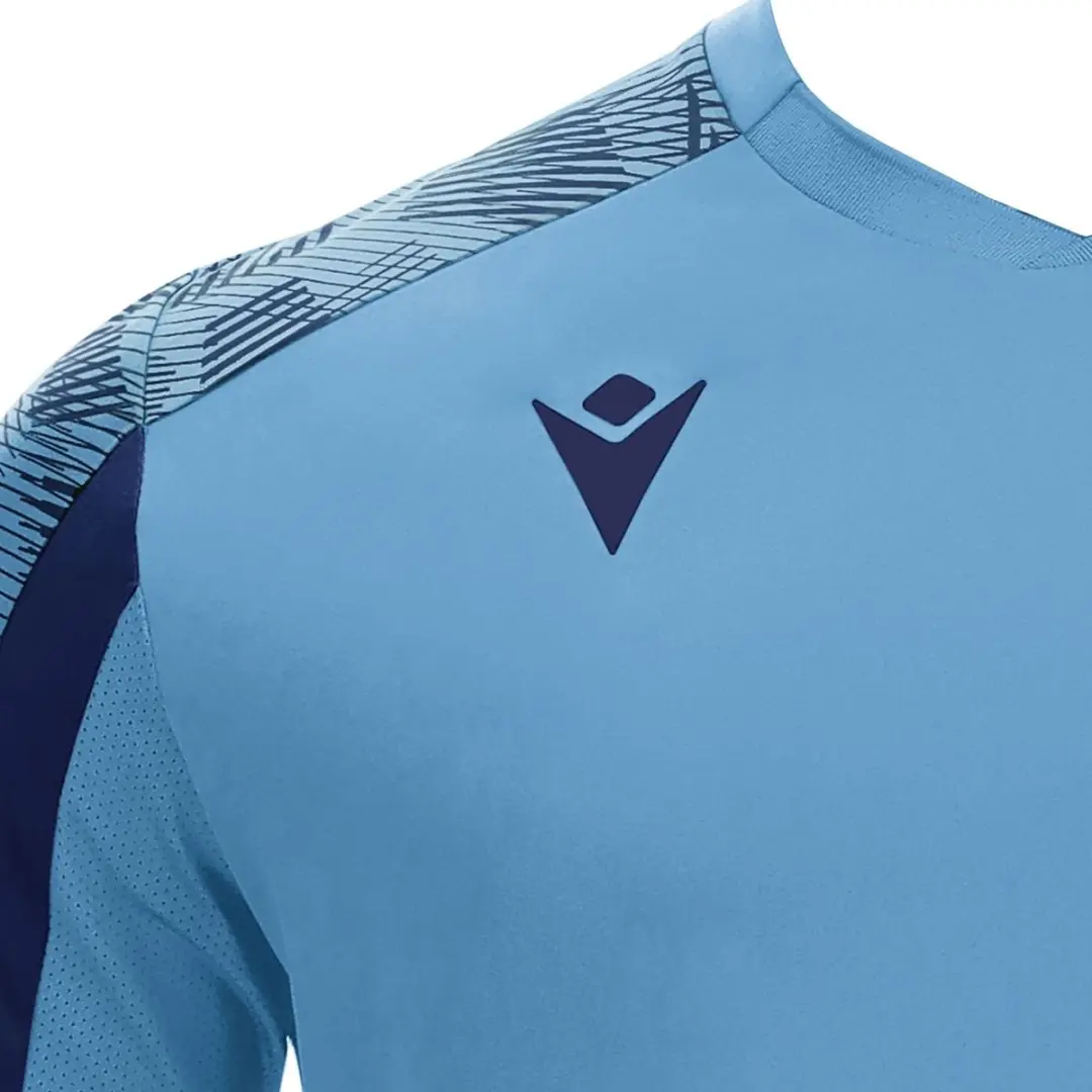 Macron Gede Shirt Korte Mouw Heren - Hemelsblauw/Marine 5XL