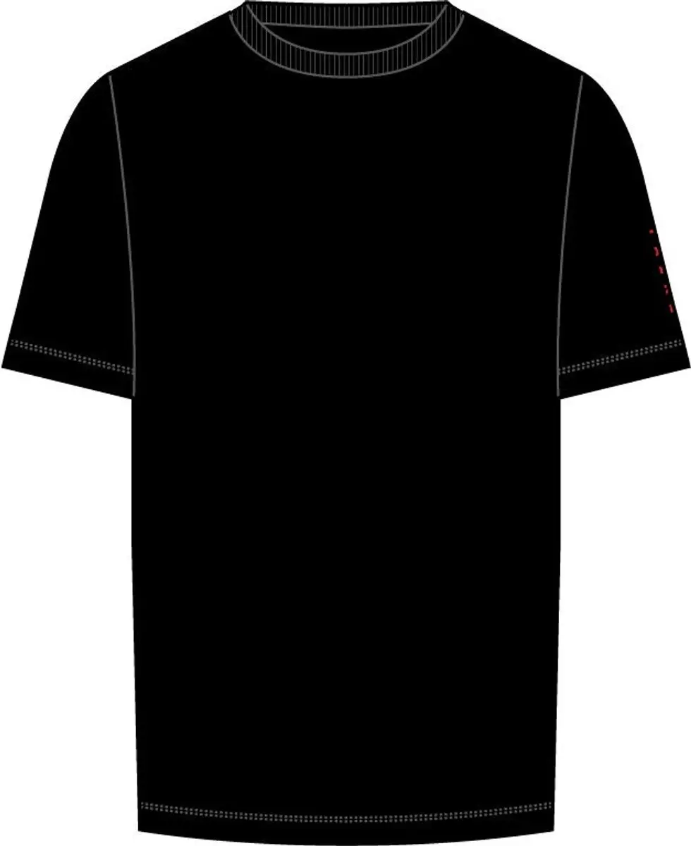 Falke CORE Logo Round Neck Shirt Heren - XXL - Zwart - afbeelding 6 van 6