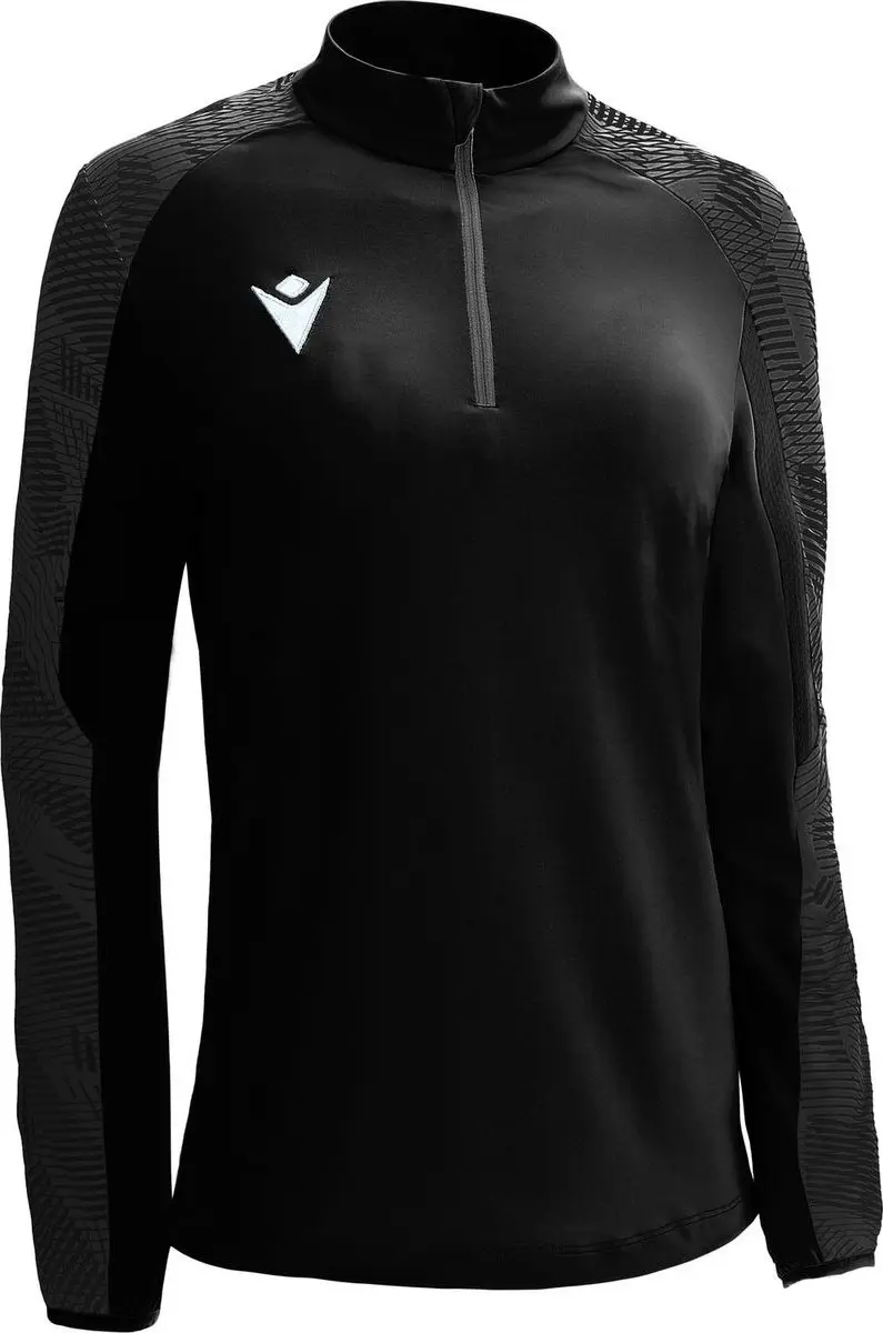 Macron Excellence Dora Ziptop Kinderjas 11-12Y - Zwart