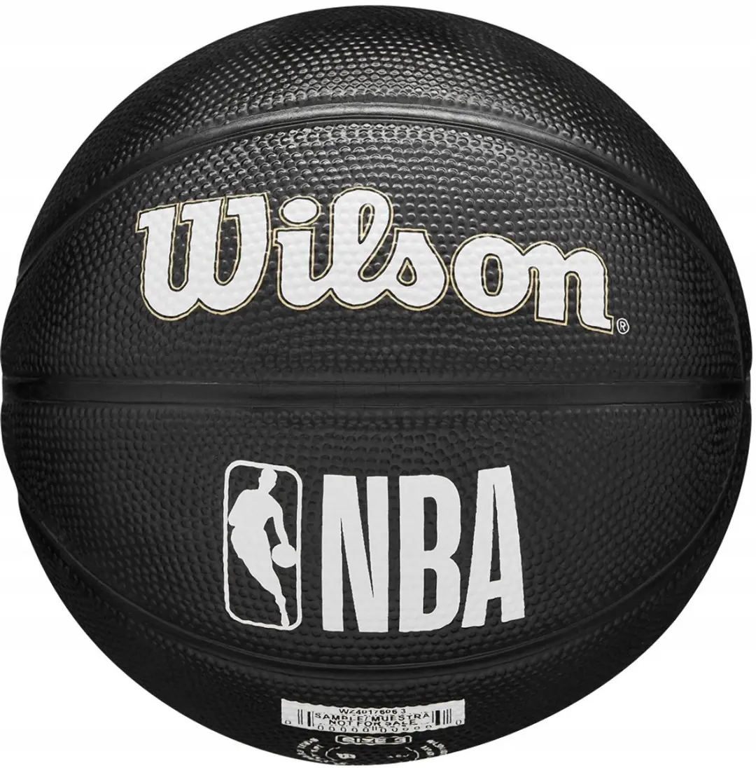 Wilson Milwaukee Bucks Mini Basketbal Maat 3 - Zwart