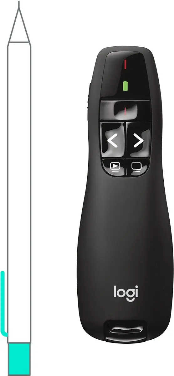 Logitech Presenter 910-001354 Draadloos - Zwart