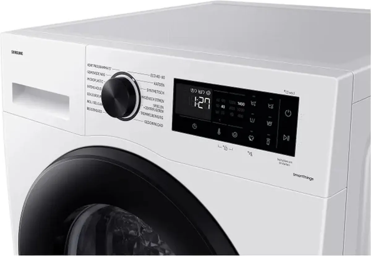 Samsung EcoBubble 5000-serie WW80CGC04AAE Wasmachine 8kg - Wit - afbeelding 6 van 6