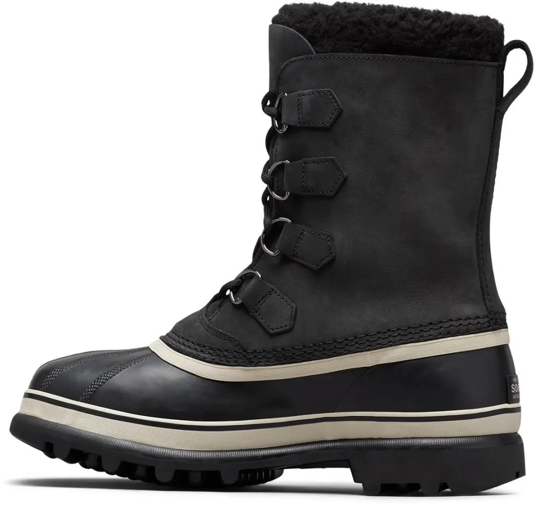 Sorel Caribou WP Heren Sneeuwlaarzen 48 - Black/Dark Stone