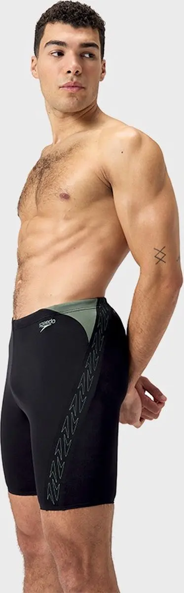Speedo Hyper Boom Splice Jammer Heren - XL - Zwart/Lichtgroen