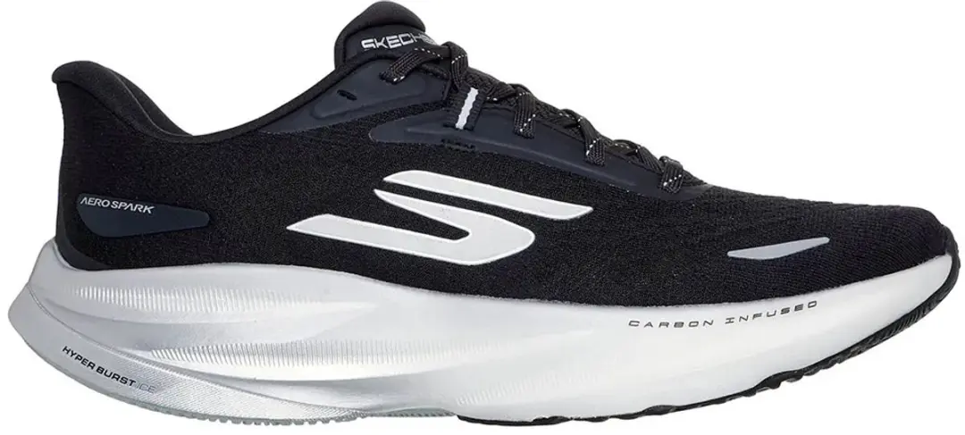 Skechers SKX AERO SPARK Heren Sportschoenen 46 - Zwart/Wit