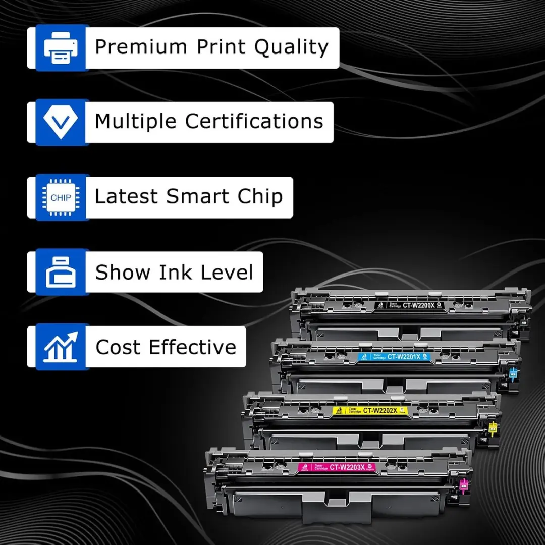 DOUBLE D 220X Toner - 4 Stuks - o.a. HP Color LaserJet Pro MFP 4302