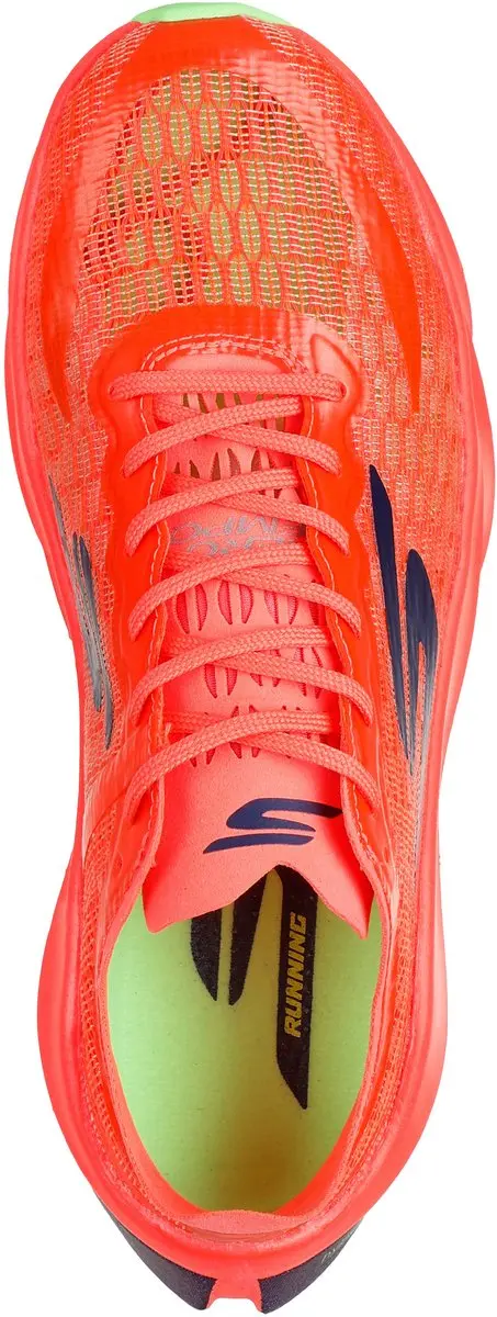 Skechers SKX AERO TEMPO Dames Sportschoenen 41 - Coral/Blauw