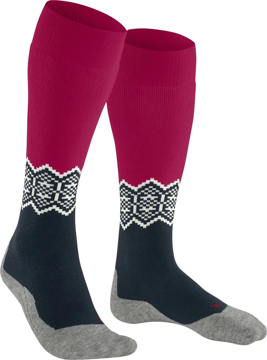 Falke SK2 Skisokken Dames - Dikke Wol Blauw