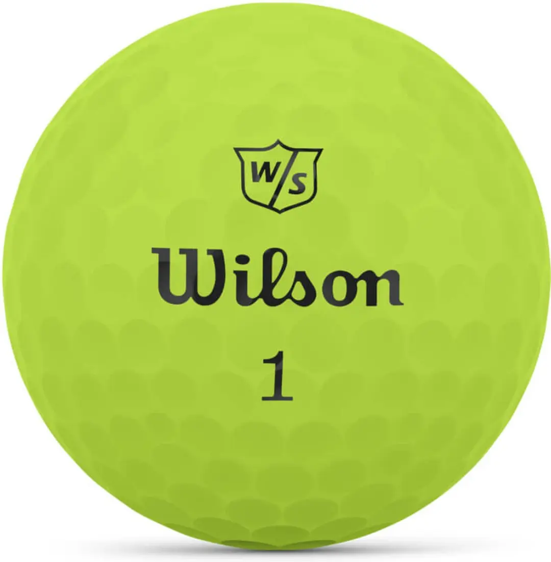 Wilson Staff DUO Soft Golfballen Groen - 12 Stuks