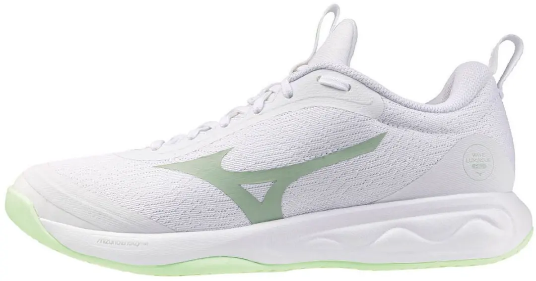 Mizuno Wave Luminous Pro Dames Schoenen - 42 - Wit/Lichtgroen