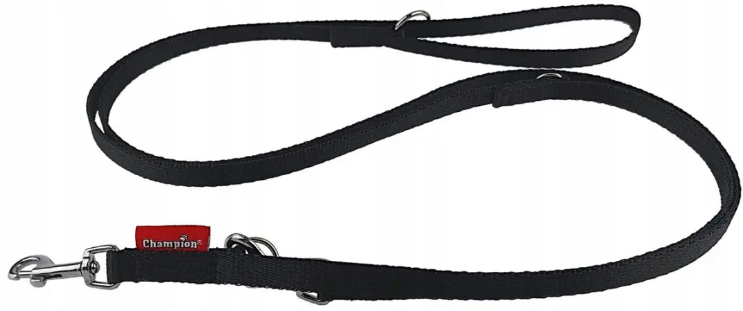 Champion Verstelbare Hondenlijn 225cm - Zwart