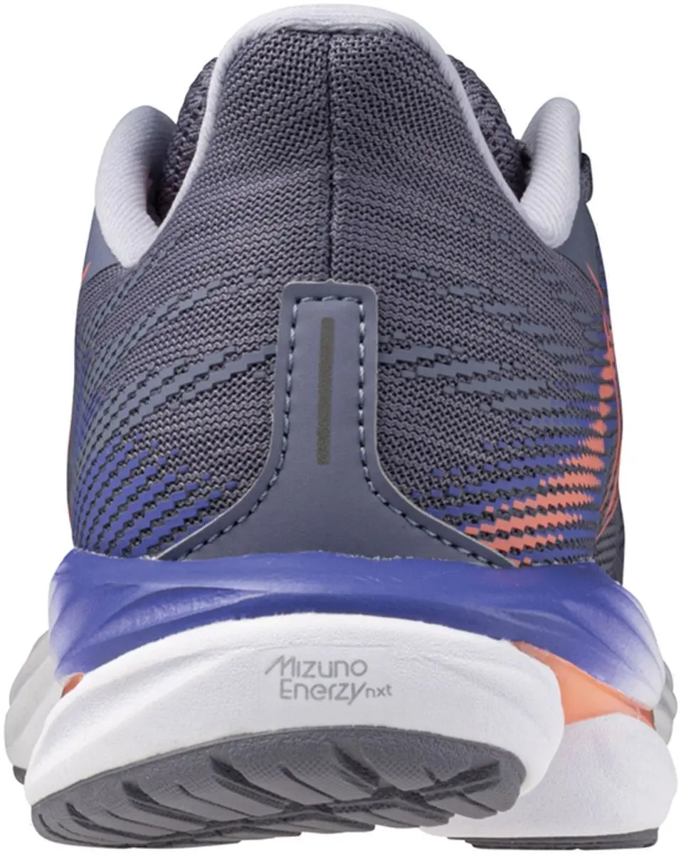 Mizuno Wave Inspire 21 Dames Hardloopschoenen 40.5 - Grijs/Blauw/Orange