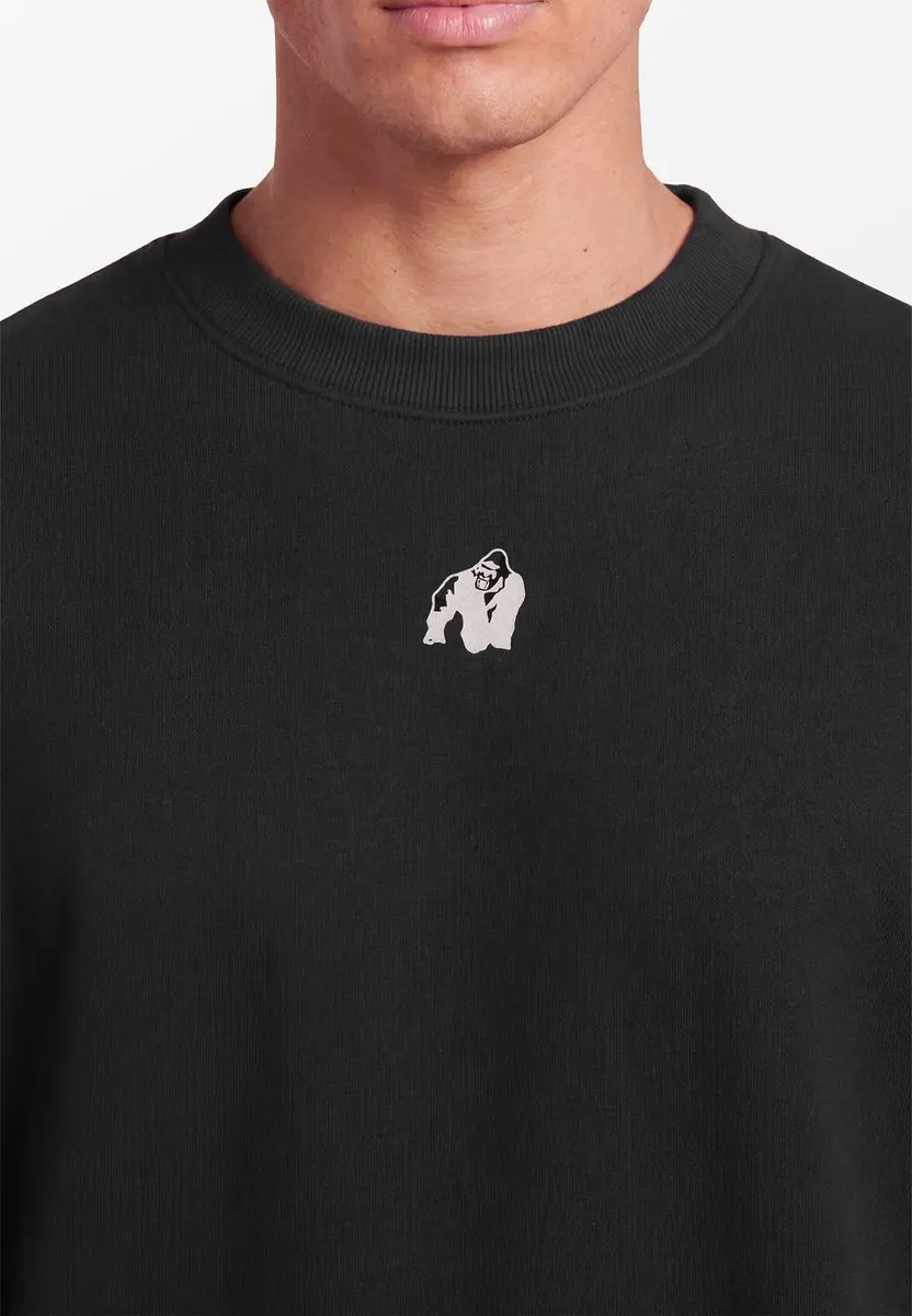 Gorilla Wear Leeds Oversized Sweater - Zwart 2XL