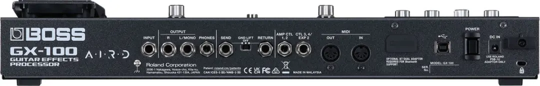 BOSS GX-100 Gitaar Effectprocessor - Zwart - afbeelding 3 van 4