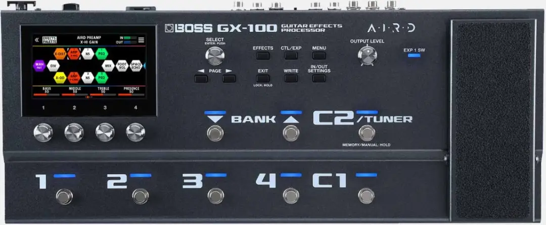 BOSS GX-100 Gitaar Effectprocessor - Zwart - afbeelding 4 van 4