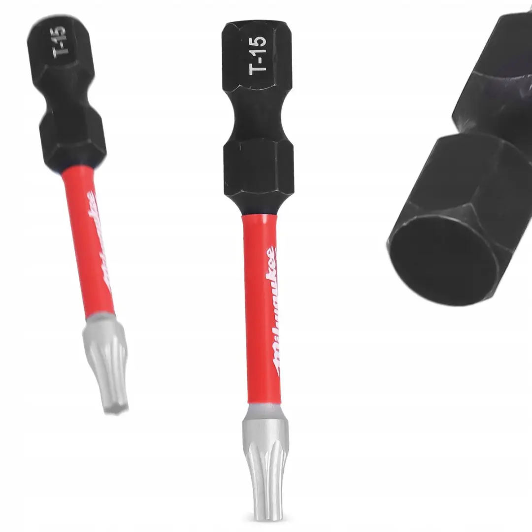 Milwaukee SHOCKWAVE TX15 50mm Impactbits - 3 Stuks