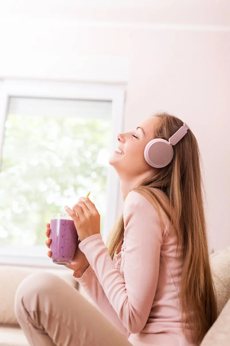JVC HA-S36W-P Bluetooth Hoofdtelefoon - Roze